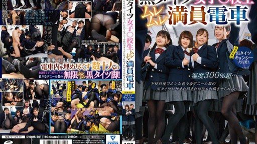 DVDMS-961 A school girl in black tights gets stuffy on a crowded train.The humidity is over 300%…Right after school, she gets stuffy in black tights of various deniers and is ste